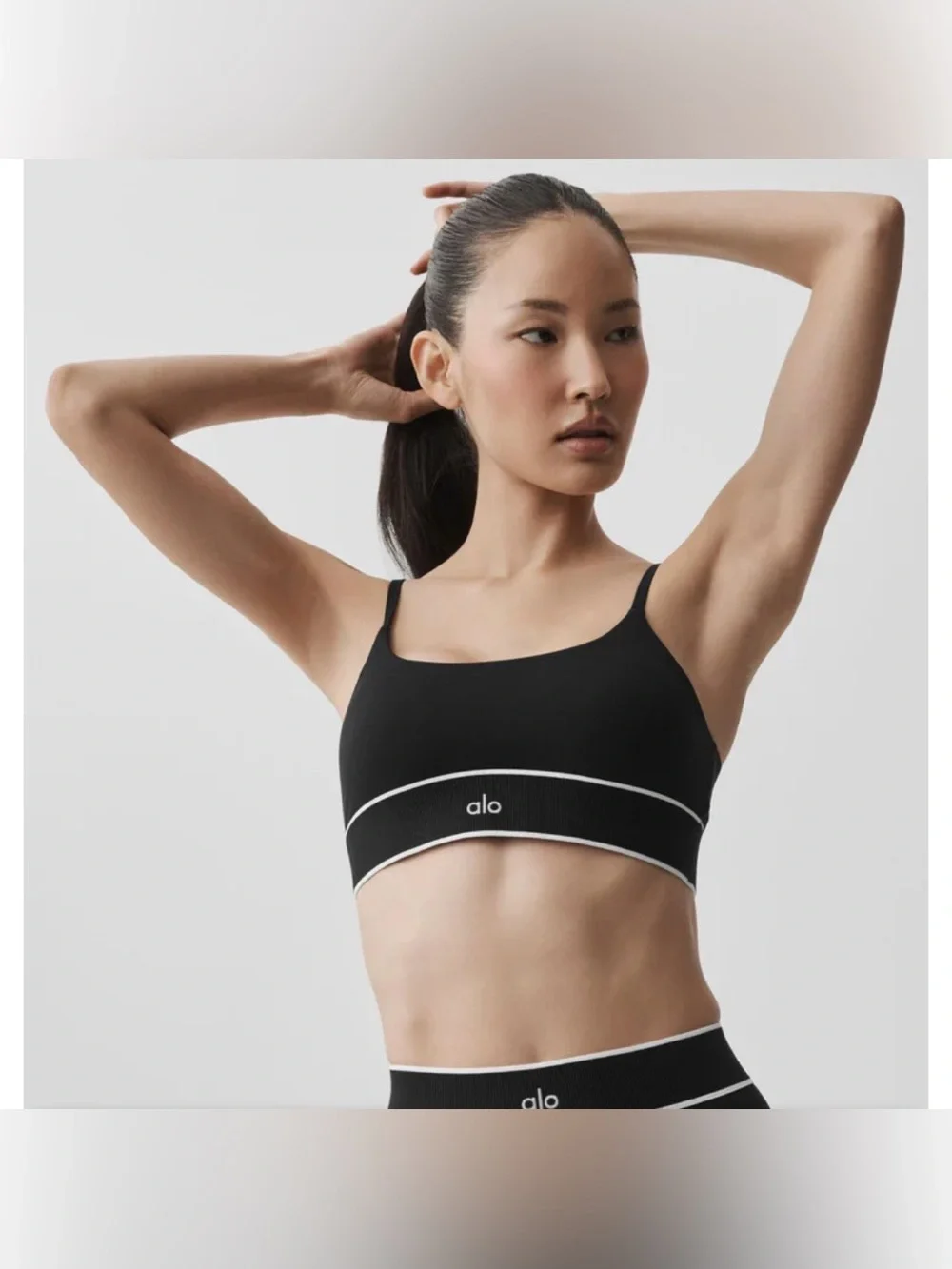 ALO Yoga Softsculpt Amp It Up Bra Black M